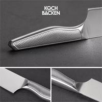 Gambar TURWHO Premium 9" German Stainless Steel Unibody Slicing Knife - Asahan 1set dari Koch&Backen undefined 4 Tokopedia