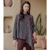 Gambar Tag Price Elina Asymmetrical Top Tunik Benang Jarum Buttonscarves dari jayaSTORE234 undefined 3 Tokopedia
