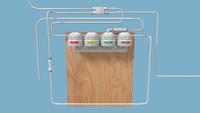 Gambar AQUATICLIFE Twist-in 4-Stage Reverse Osmosis Water Filtration dari Home and Kitchen USA undefined 3 Tokopedia