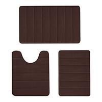 Gambar Buganda Memory Foam 3 Pieces Bathroom Rugs Set dari Home and Kitchen USA undefined 5 Tokopedia