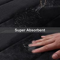 Gambar Buganda Memory Foam Contour Toilet Bath Rug(20' x 24', Black) dari Home and Kitchen USA undefined 3 Tokopedia