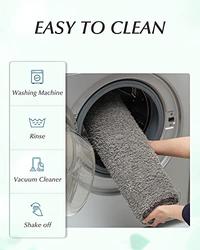 Gambar SIXHOME-Bath Mat Rug-Thick Plush Comfortable Non Slip(17'X24', Grey) dari Home and Kitchen USA undefined 5 Tokopedia