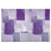 Gambar Bathroom Rugs Soft Plush Bath Mat, Abstract Graffiti Purple and Gray dari Home and Kitchen USA undefined 2 Tokopedia