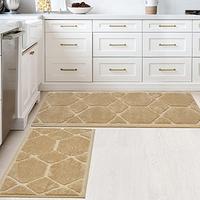 Gambar Bathroom Rugs and Mats Set(20' x 47' Plus 20' x 32', Light Brown) dari Home and Kitchen USA undefined 1 Tokopedia