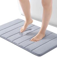 Gambar ROSMARUS Memory Foam Bath Rug Non Slip-17x 24, Grey dari Home and Kitchen USA undefined 3 Tokopedia