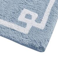 Gambar Madison Park Evan 100% Cotton Bathroom Rug Non Slip-24x40, Blue dari Home and Kitchen USA undefined 4 Tokopedia