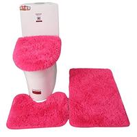 Gambar 3 Piece Bathroom Rug Set Includes Bath Rug(Yellow) dari Home and Kitchen USA undefined 1 Tokopedia