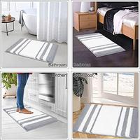 Gambar Non Slip Bath Mat Machine Washable Bathroom Rug Soft dari Home and Kitchen USA undefined 2 Tokopedia