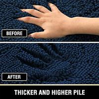 Gambar H.VERSAILTEX Bath Mat Bath Rug , 17 x 24 Inches, Navy dari Home and Kitchen USA undefined 2 Tokopedia