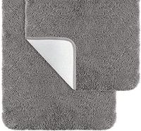 Gambar Gorilla Grip Premium Luxury Bath Rug, Set of 2-17x24 Plus 20x30,Gray dari Home and Kitchen USA undefined 2 Tokopedia