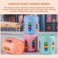 Gambar YOLA 3D Rainbow Puzzle Ball Kids Sensory Toys CreativeCube Dimple Toy dari chakradev - undefined 2 Tokopedia