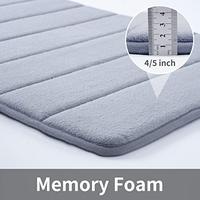 Gambar ROSMARUS Memory Foam Bath Rug Non Slip-17x 24, Grey dari Home and Kitchen USA undefined 2 Tokopedia