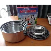 Gambar Rantang Susun 5 /Rantang stainless beranak +tutup stainless murah dari GAGIYA undefined 5 Tokopedia