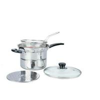 Gambar Deep Fryer 3 in 1 Stainless Steel Uk 22 cm Bisa Goreng Kukus Rebus - DEEPFRY GAGANG dari Grosir Harapan Indah undefined 2 Tokopedia