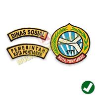 Gambar Bed Bordir Logo Dinas - Bordir Pemkot Pontianak Lengkap - Dinas Kesehatan dari Mulyocreative co id undefined 3 Tokopedia