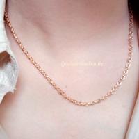 Gambar Kalung Emas 375 420 Berat 1 - 3 gram an variasi panjang 42 - 58 cm dari mitaas olshop undefined 5 Tokopedia