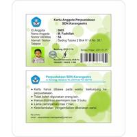 Gambar Cetak ID Card Satuan Kartu Pelajar Kartu Komunitas Bahan PVC Plastik dari Ciremai Printing undefined 5 Tokopedia