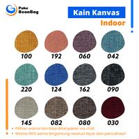 Gambar Beanbag Sofa Bulat Large Besar Kanvas Premium Termasuk Isi - 042 dari Beanbag Purwokerto undefined 4 Tokopedia
