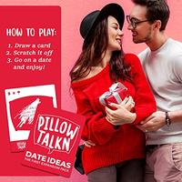 Gambar Pillow Talkn Date Ideas Scratch Off Card Deck Valentines Gift dari Home and Kitchen USA undefined 2 Tokopedia