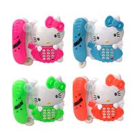 Gambar telepon mainan edukasi anak karakter hello kitty musik dan lampu - BATERAI AA dari Didunia Mainan undefined 4 Tokopedia