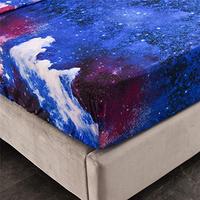 Gambar A Nice Night Galaxy 3D Printing Bed Sheet Bedding Set(Blue, Full) dari Home and Kitchen USA undefined 5 Tokopedia
