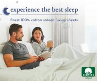 Gambar California Design Den 100% Cotton Sheets Set, White Bedding Sets dari Home and Kitchen USA undefined 4 Tokopedia