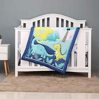 Gambar Dinosaur Crib Bedding Set 3 pcs Gender Neutral Babies Boys Girls dari Home and Kitchen USA undefined 3 Tokopedia