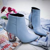 Gambar Suede Ankle Heels Boots / Boots Hak tinggi dari Bebo Winter Shop undefined 4 Tokopedia