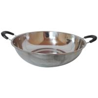 Gambar QT706 Wajan Cekung Stainless Steel Jumbo 36CM dari kelko18 undefined 2 Tokopedia