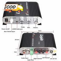 Gambar Ampli Mobil Speaker Aktif 12V 20W Mini Portabel HiFi Stereo Pengeras Suara Treble Bass Booster Suara Jernih dari TokoJonaz undefined 5 Tokopedia