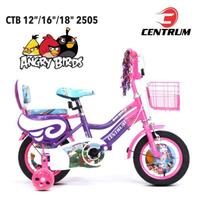 Gambar Sepeda Anak Perempuan 4 Roda Centrum X Angry Bird 2505 18 Inch TERBARU Bubble - Coyote Biru, Kardus  dari Toko Mitra Sepeda_NEW undefined 4 Tokopedia
