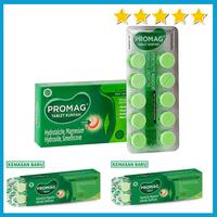 Gambar PROMAG OBAT MAAG DAN KEMBUNG 1 BLISTER ISI 12 TABLET KUNYAH dari Apotek Pratama Aryana undefined 1 Tokopedia