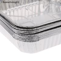 Gambar 【HL】 10PCS Square Aluminum Foil Pan Roasting Baking Tray Food dari wijaya kesumah undefined 3 Tokopedia