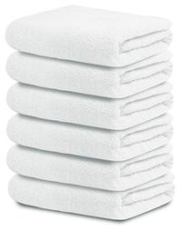 Gambar Homelabels Bath Towels Set 100% Cotton White Set of 6 (22'x44') dari Home and Kitchen USA undefined 5 Tokopedia