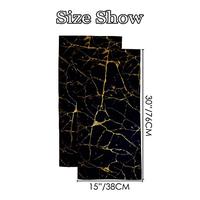 Gambar 2 Pieces Bath Towel Set,Gold Black Marble Absorbent dari Home and Kitchen USA undefined 1 Tokopedia