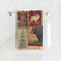 Gambar Lodge Style Northwoods Cabin 100% Microfiber Hand Bath Towel dari Home and Kitchen USA undefined 3 Tokopedia