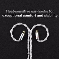 Gambar TRN T3 8 Core Pure Silver Cable 3.5mm Upgrade Cable - 0.75 dari Moticc undefined 4 Tokopedia