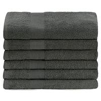 Gambar Simpli-Magic 79405 Bath Towels, 25x50, Gray, 6 Pack dari Home and Kitchen USA undefined 2 Tokopedia