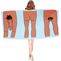 Gambar Bath Towel Man Women Creative Funny Shower Body Wrap dari Home and Kitchen USA undefined 3 Tokopedia