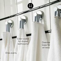 Gambar Havly | Extra Large Thick Luxury Bath Towel(Skyfall Gray) dari Home and Kitchen USA undefined 5 Tokopedia