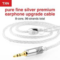 Gambar TRN T3 8 Core Pure Silver Cable 3.5mm Upgrade Cable - 0.75 dari Moticc undefined 1 Tokopedia