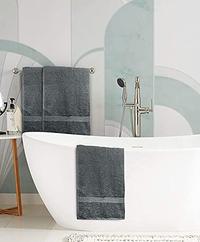 Gambar Simpli-Magic 79403 Bath Towels, Gray, 24x46 Inches dari Home and Kitchen USA undefined 3 Tokopedia