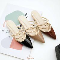 Gambar CLOUWNY - Heels Wanita - Otela Stud Cone Heels - Premium - Coffee, 36 dari CLOUWNY undefined 3 Tokopedia