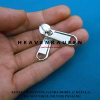 Gambar Kepala Resleting / Kepala Zipper YKK Dobel Double Ganda Dua Kepala No dari Hellena Toko undefined 4 Tokopedia