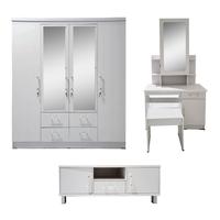 Gambar Dijual Set Lemari Pakaian 4 Pintu Meja Rias dan Buffet Berkualitas dari santyca undefined 2 Tokopedia
