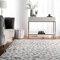 Gambar nuLOOM Print Leopard Area Rug, 5 x 7 5', Gray dari Home and Kitchen USA undefined 2 Tokopedia