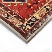 Gambar Estmy Oriental Persian Throw Runner Rugs 2x4.4 Faux Wool-Orange dari Home and Kitchen USA undefined 4 Tokopedia