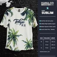 Gambar KAOS DISTRO SUBLIM PRINTING 3D KAOS PRIA / KAOS WANITA TOKYO PALM - L dari HANA CO undefined 1 Tokopedia