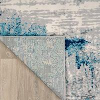 Gambar Rugshop Sky Collection Whimsical Abstract Runner Rug 2 x 7 Blue dari Home and Kitchen USA undefined 4 Tokopedia
