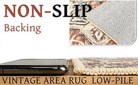Gambar RORA Machine Washable Rugs 3x5 Rug Non-Slip dari Home and Kitchen USA undefined 5 Tokopedia